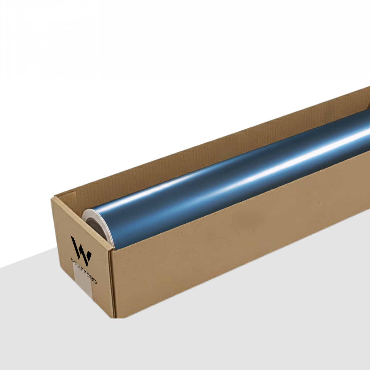 Gloss Metallic Crystal Blue Vinyl Wrap