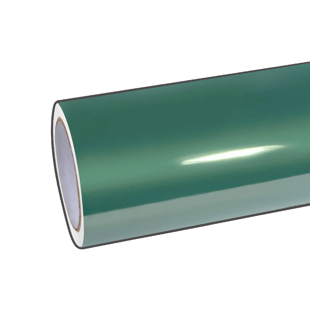 Hochglänzende Vinylfolie in Aloe-Grün