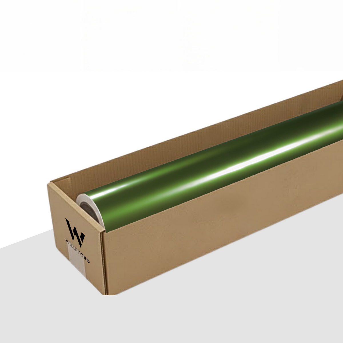 Gloss Metallic Mamba Green Vinyl Wrap