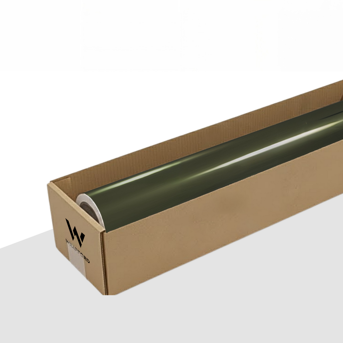 Gloss Metallic Moss Green Car Wrap