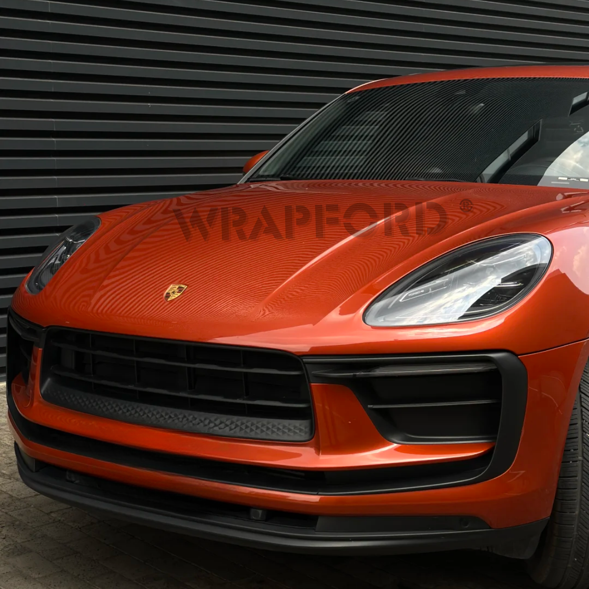 Gloss Metallic Papaiya Orange Self-Healing Film