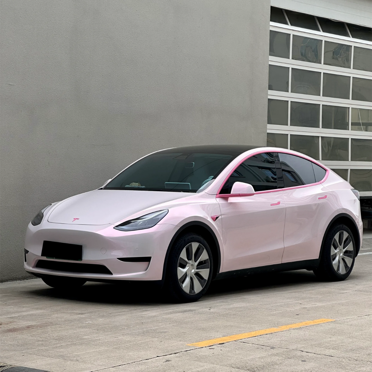 Gloss Metallic Satin Pink Vinyl Wrap