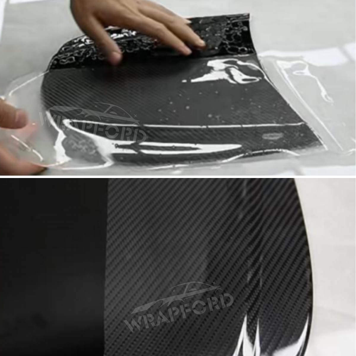 Gloss Transparent Carbon Fiber Wrap (TPU)