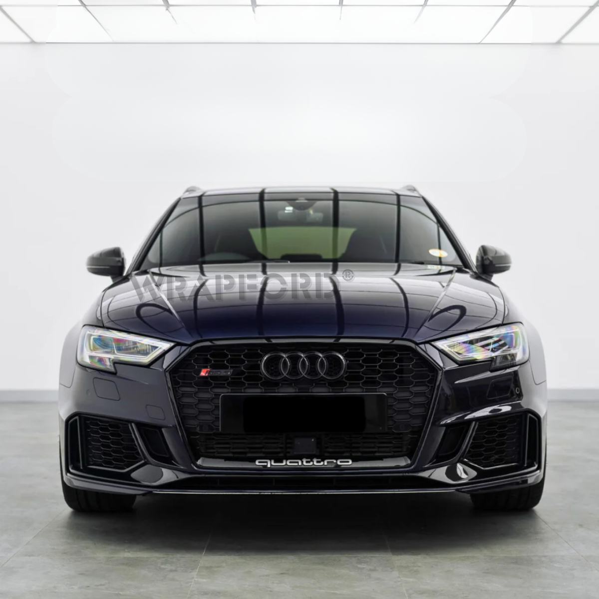 Vysoce lesklá sametově modrá samoopravná fólie