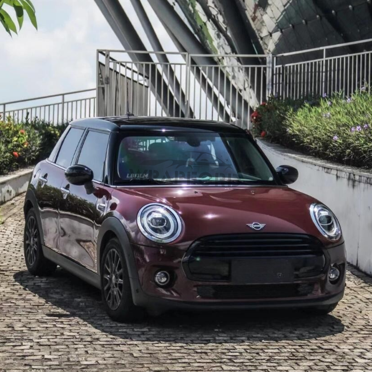 High Gloss Burgundy Red Vinyl Wrap