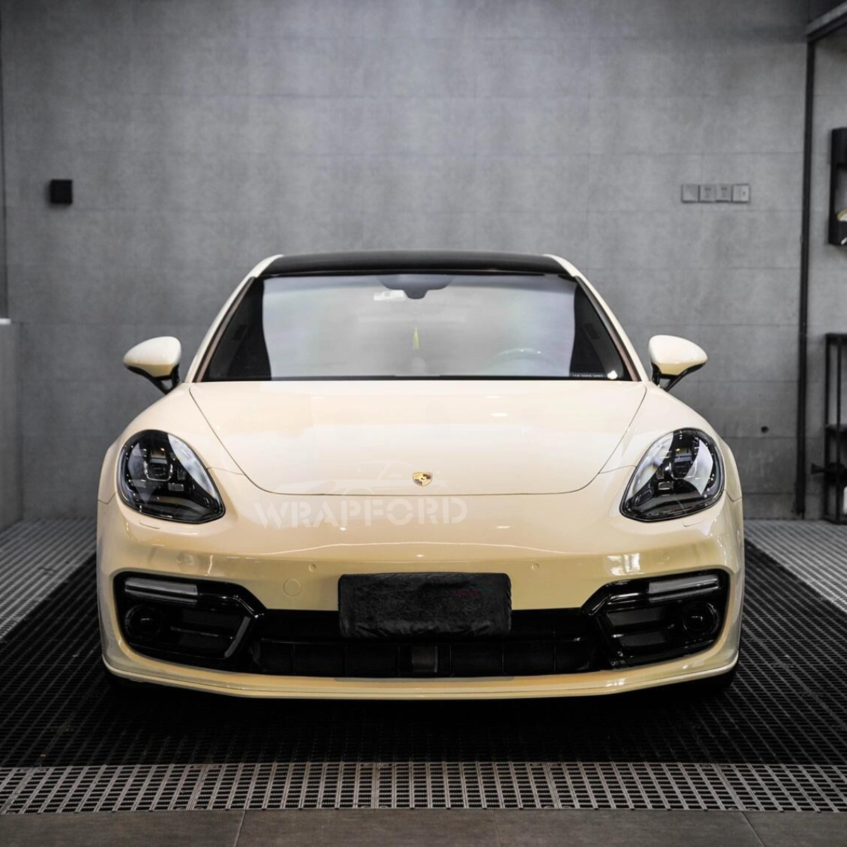 High Gloss Khaki Vinyl Car Wrap