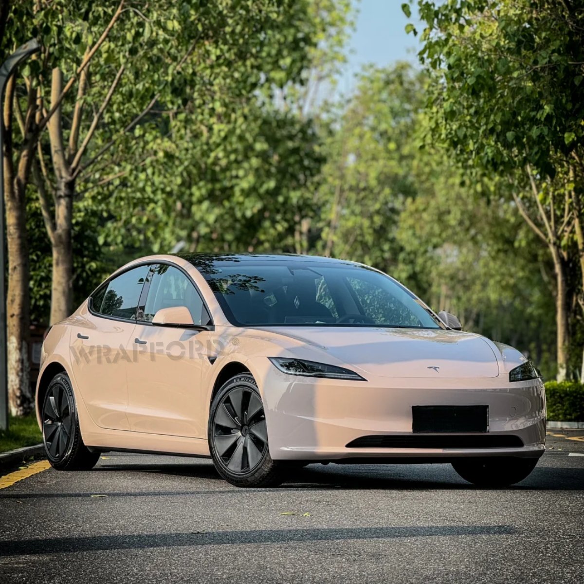 High Gloss Mirror Pink Self-Healing Film