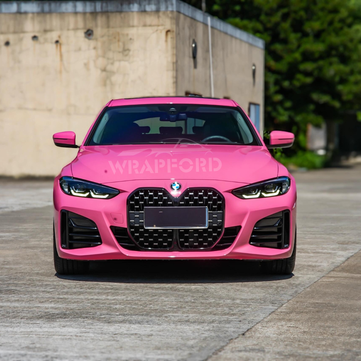 Hochglänzende Vinylfolie in Candy Pink