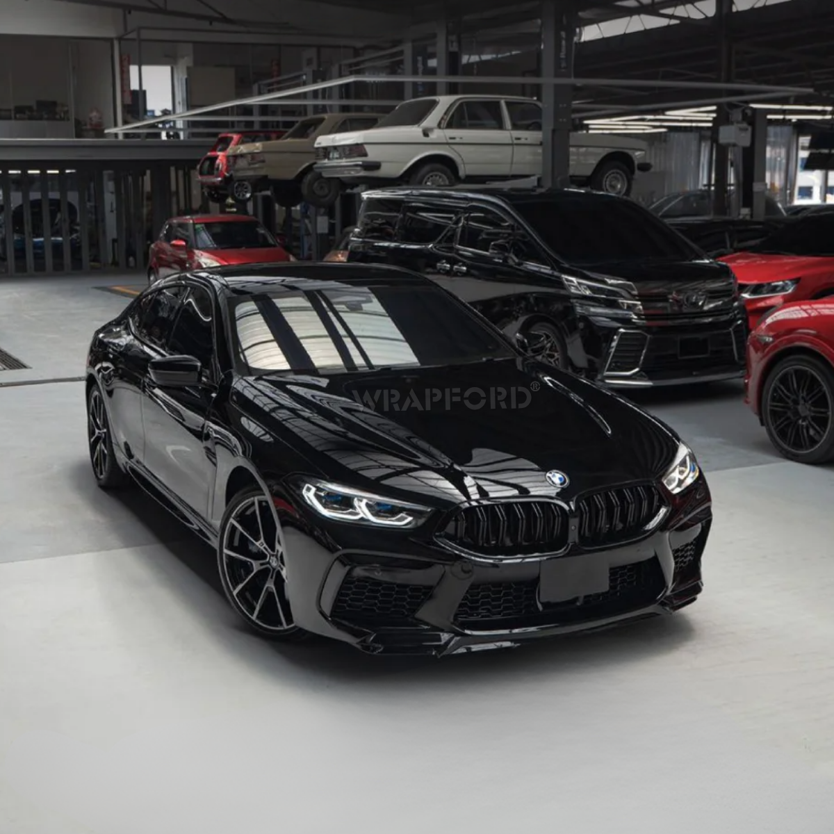 High Gloss Piano Black Vinyl Wrap