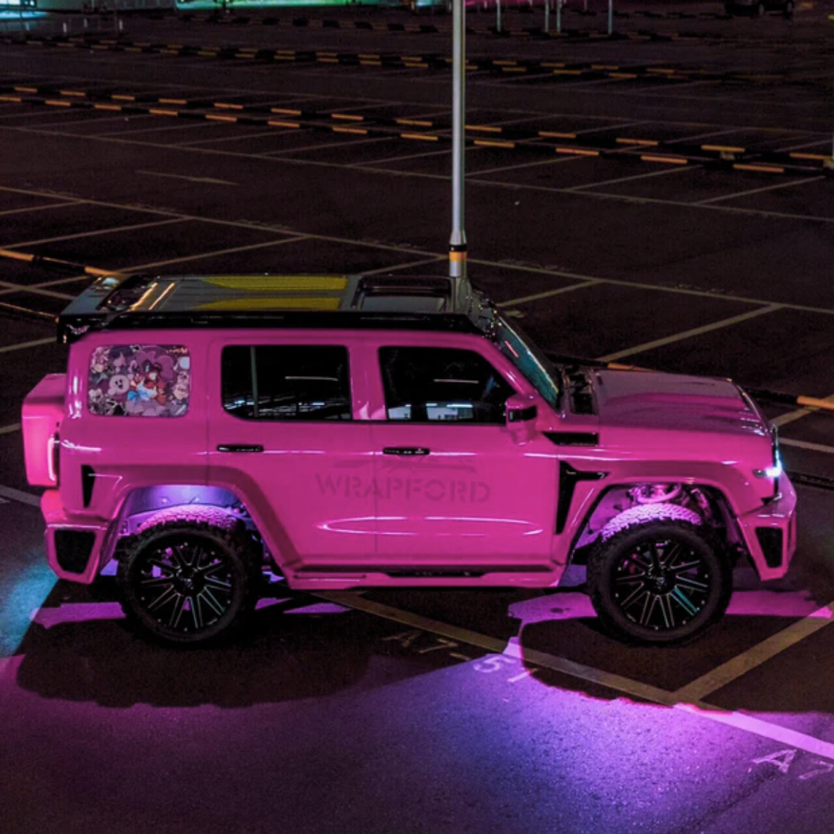 Vinil Automotivo Brilhante Rosa Vermelho