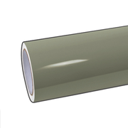 Hochglänzende Vinylfolie in Khakigrau