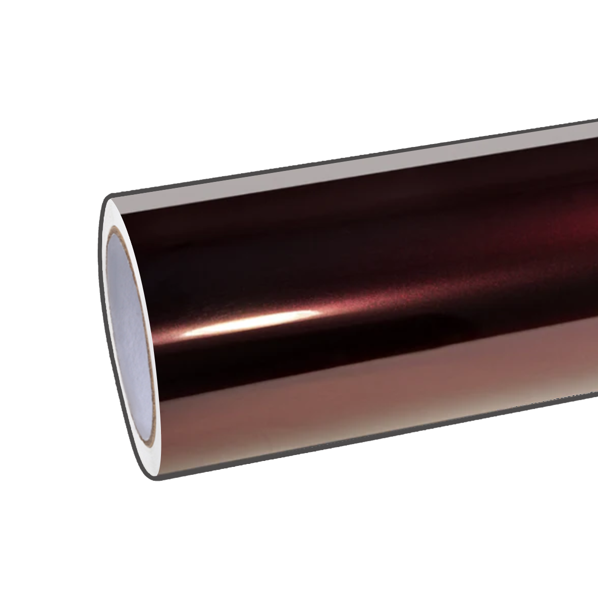 High Gloss Candy Black Red Vinyl Wrap