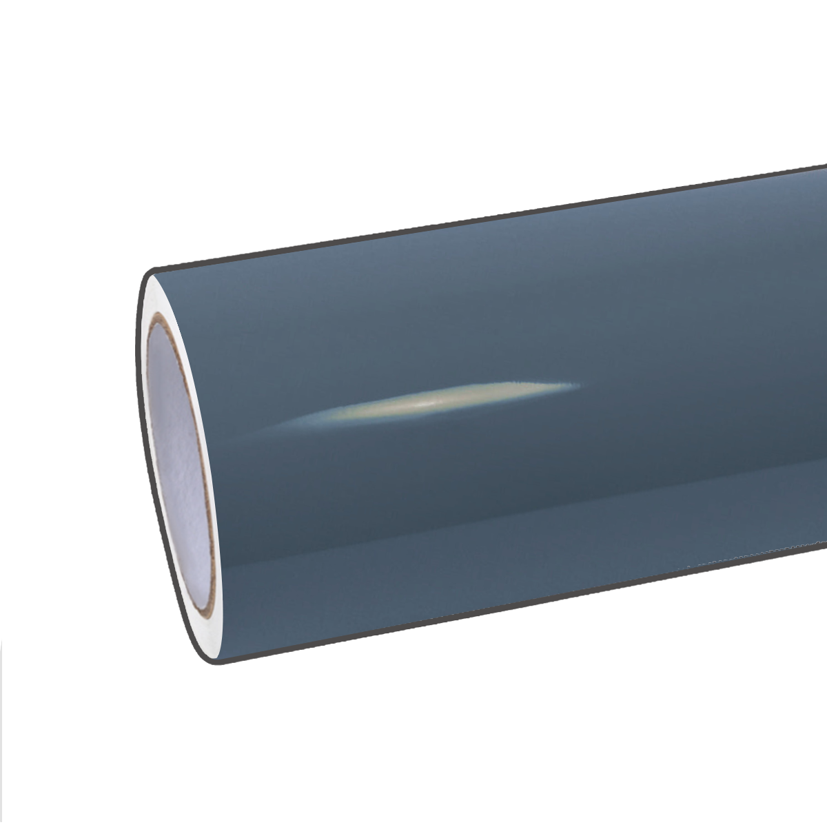 Revêtement en vinyle gris Bernina haute brillance