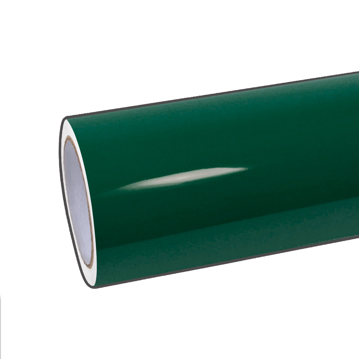 Glänzende, metallische Vinylfolie in Waldgrün