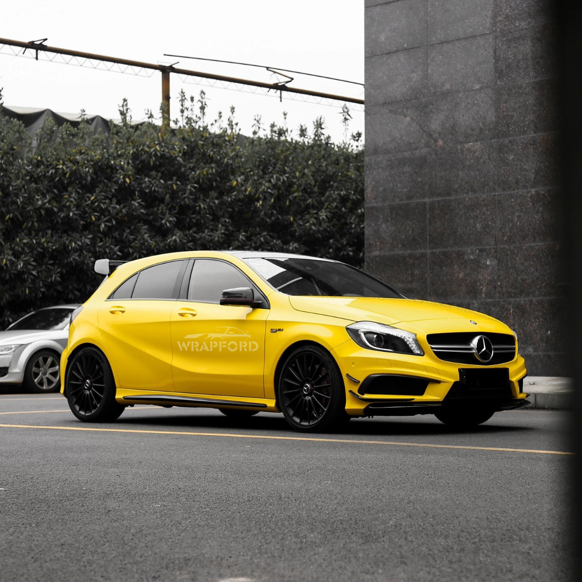 High Gloss Macaron Yellow Vinyl Wrap