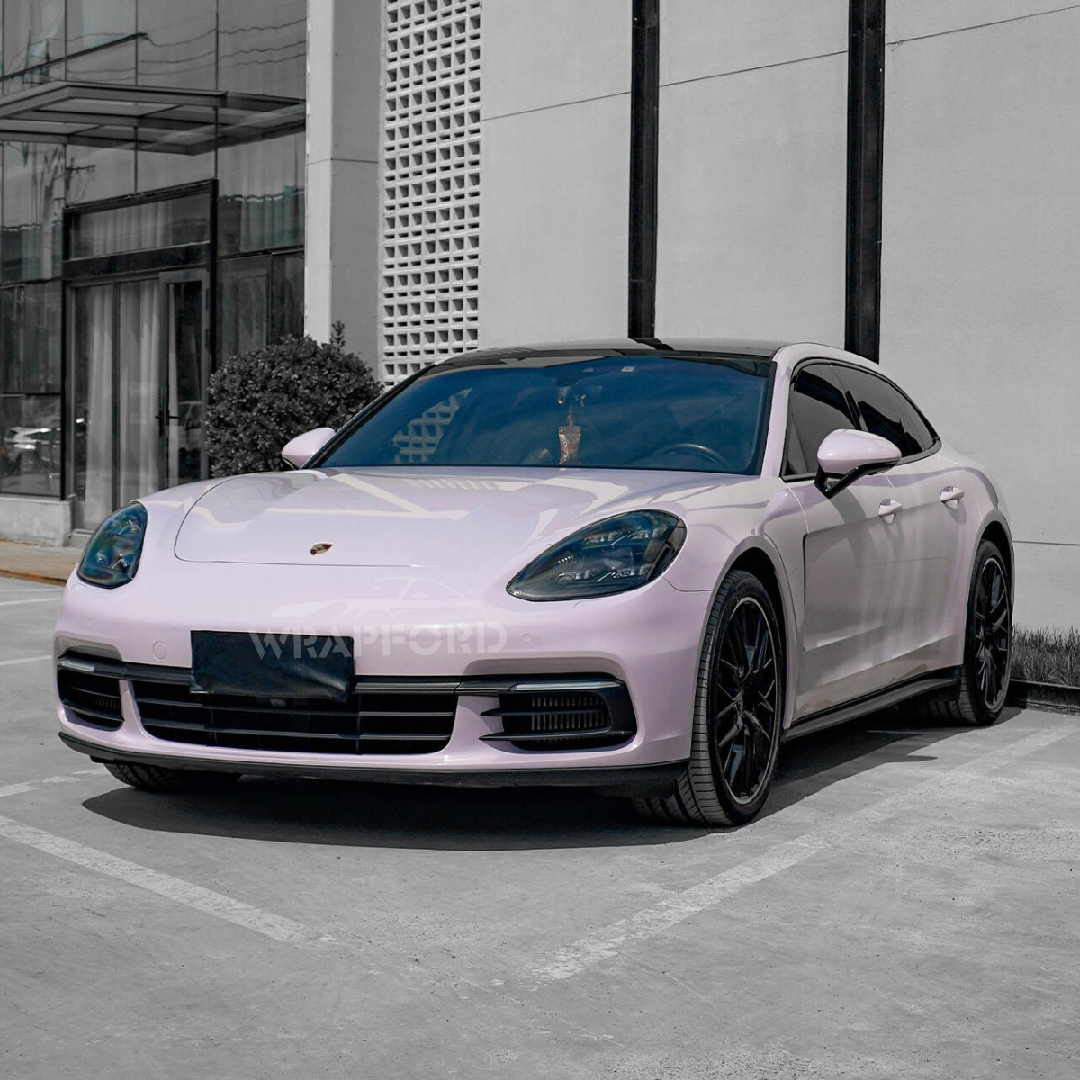 High Gloss Mist Grey Purple Vinyl Wrap