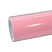 Hochglänzende pastellrosa Vinylfolie