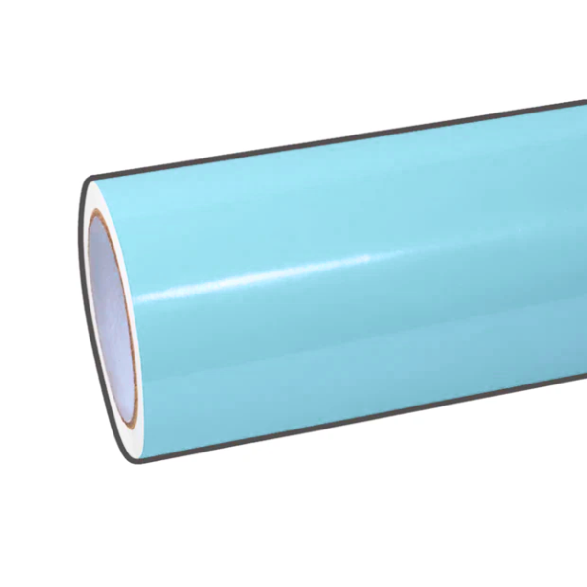 High Gloss Sky Blue Car Vinyl Wrap
