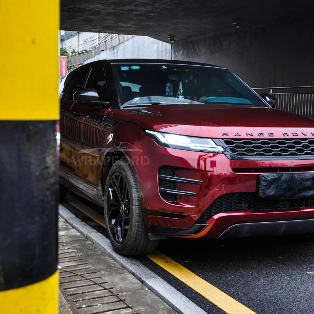 High Gloss Dragon Blood Red Vinyl Wrap
