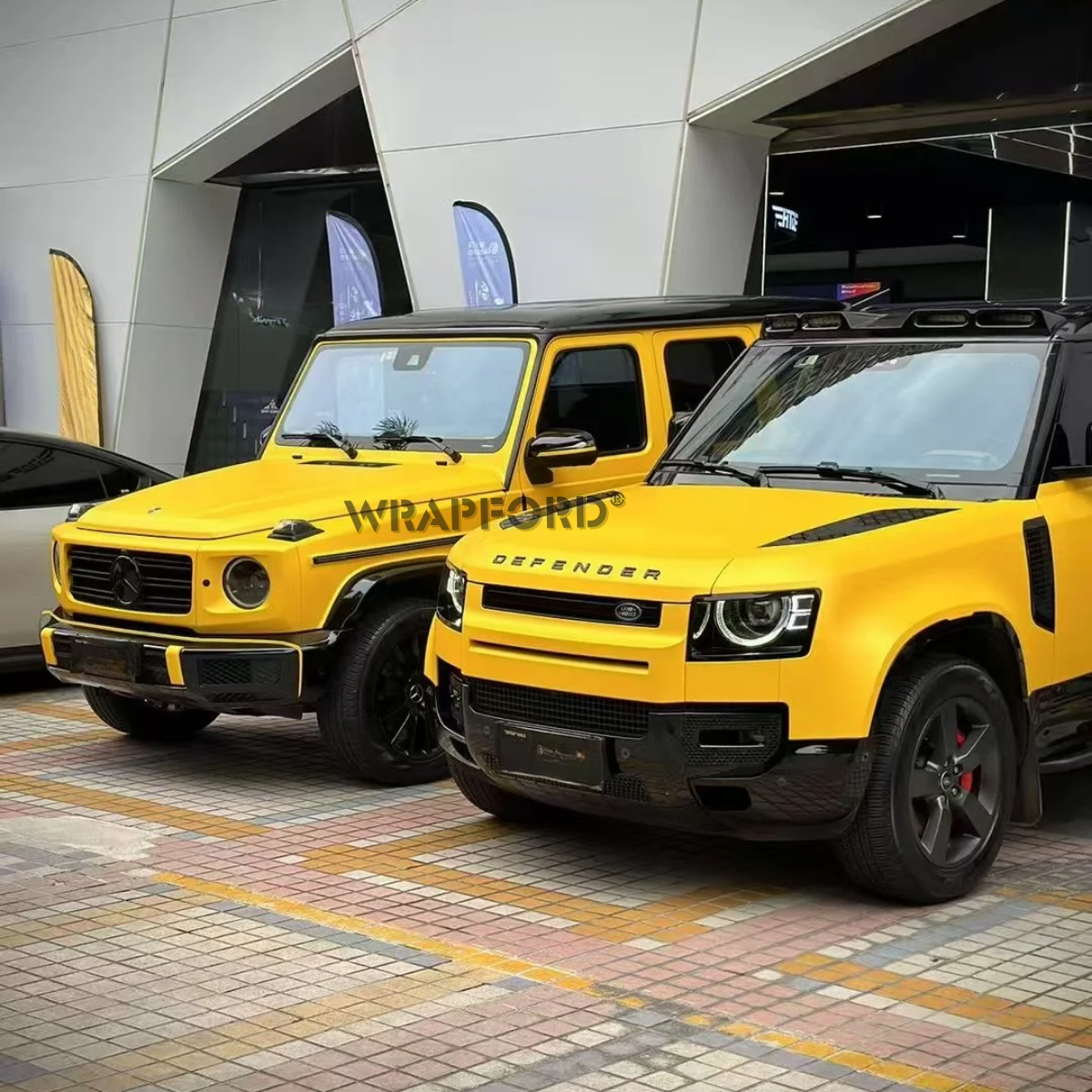 Matte Athletic Yellow Self-Healing Film