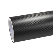 Matte Carbonfaser-Schwarz-Vinylfolie