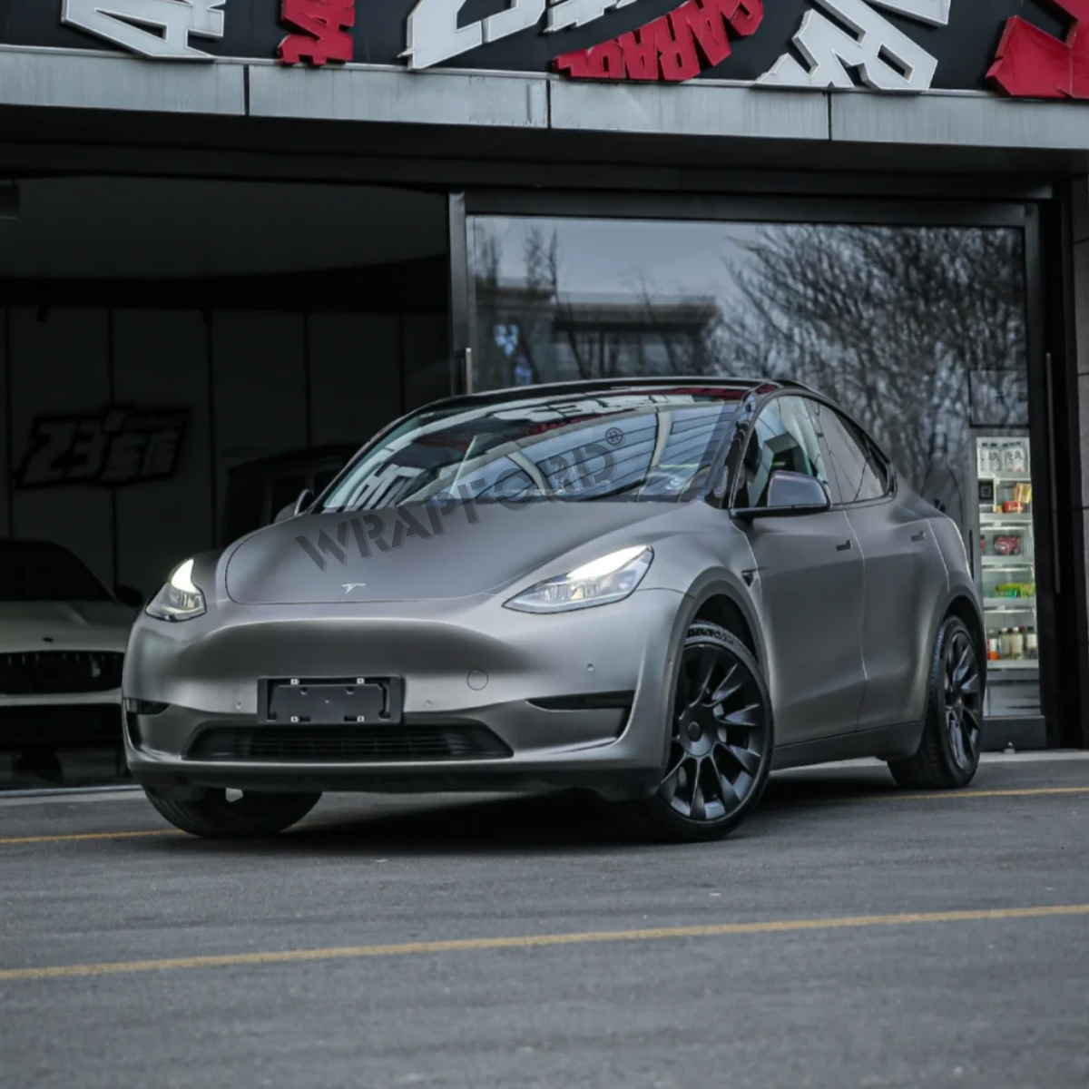 Matte Chrome Tungsten Steel Self-Healing Film