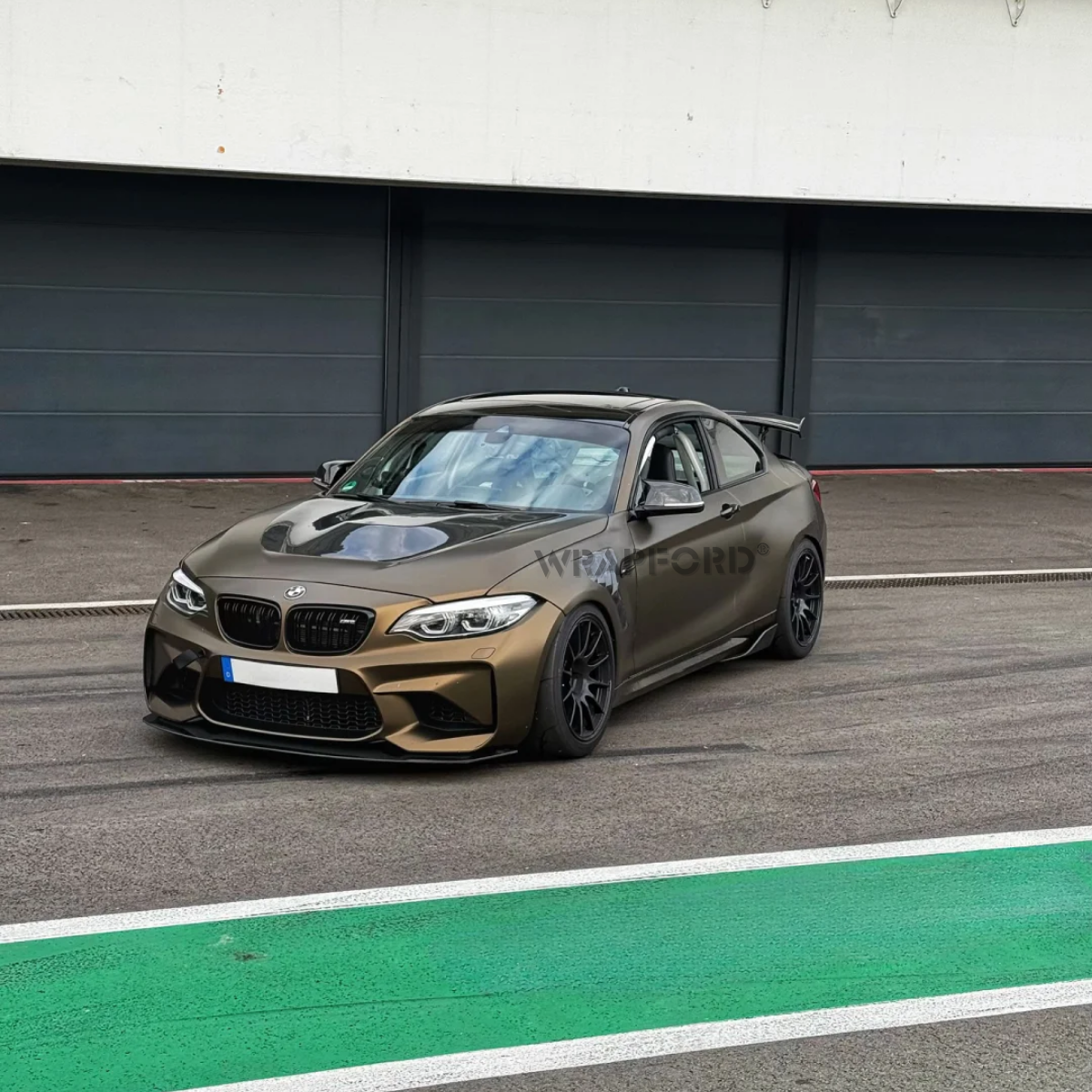 Matte Metallic Shadow Gold Self-Healing Film