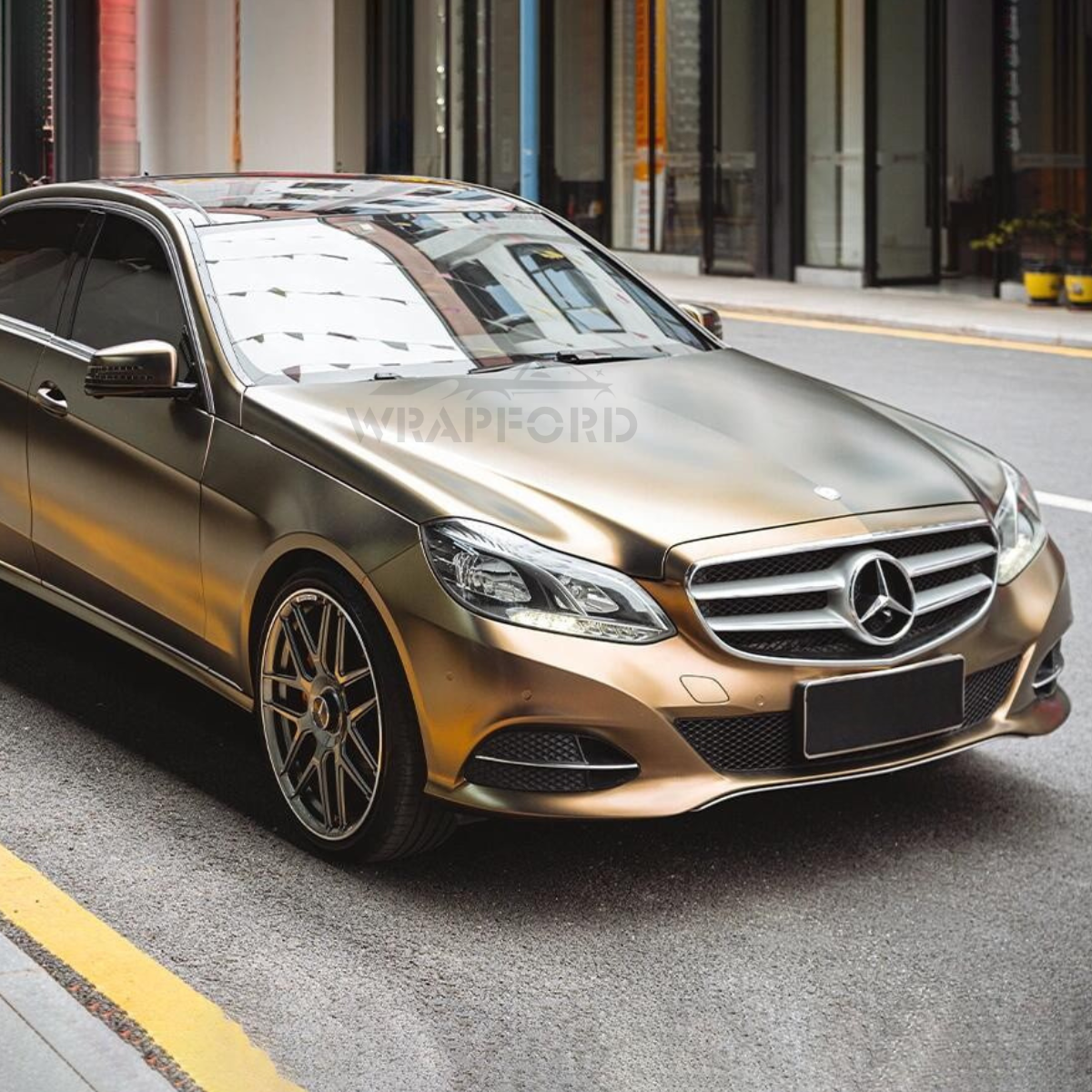 Matte Metallic Desert Gold Vinyl Wrap