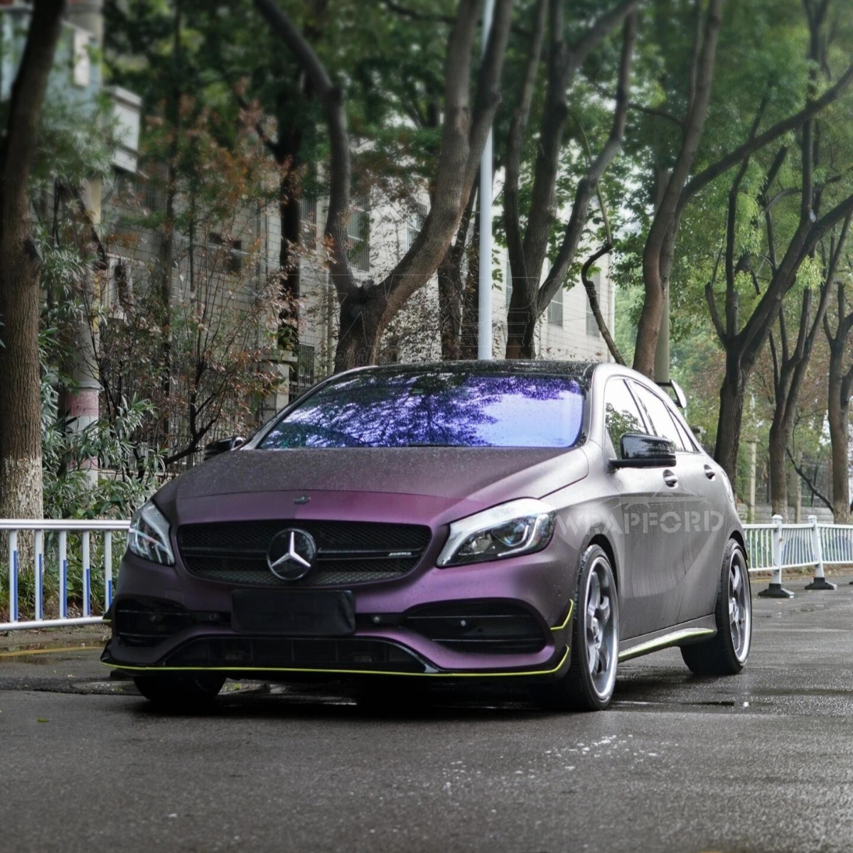 Matte Metallic Midnight Magic Purple Wrap