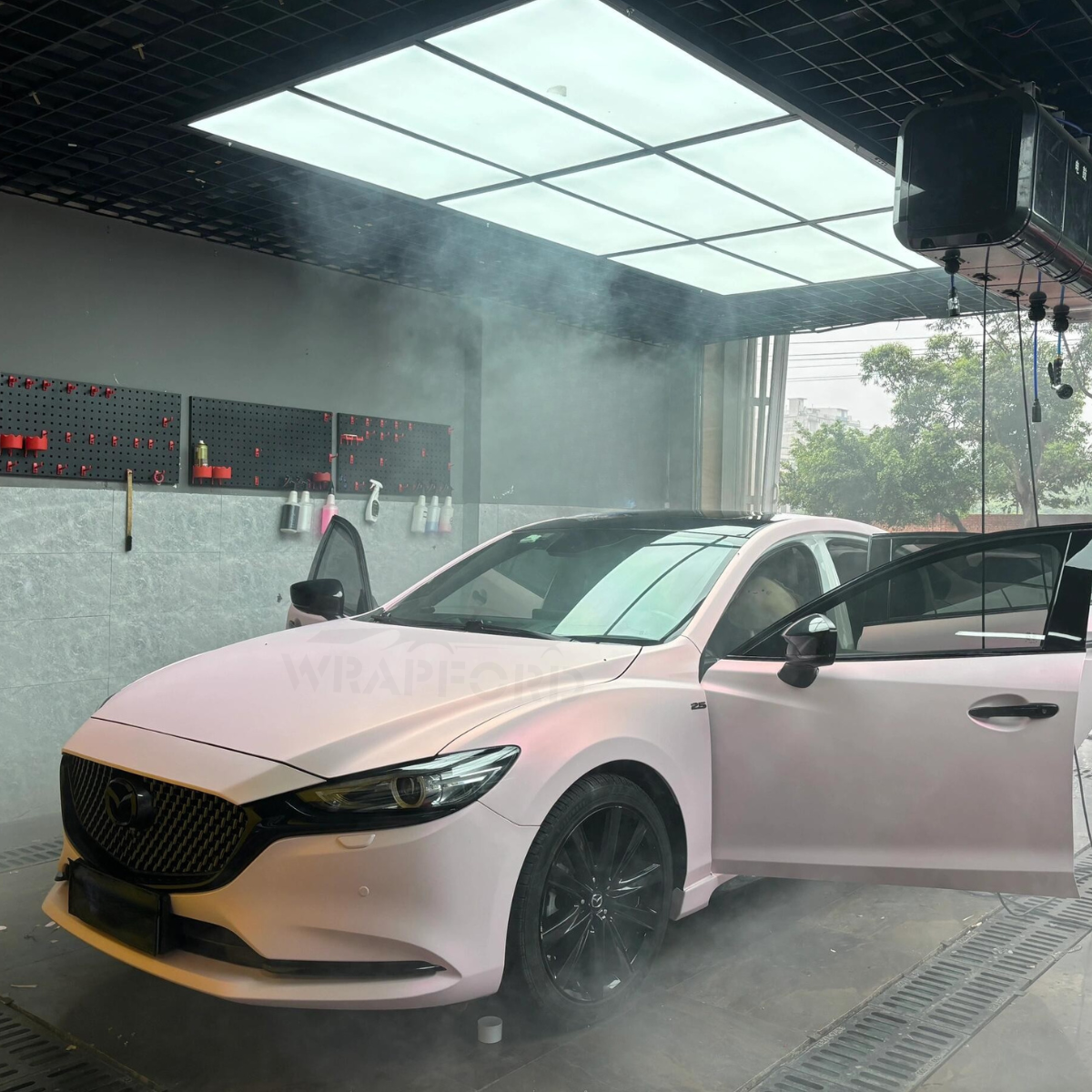 Vinil Automotivo Metálico Fosco Rosa Pálido