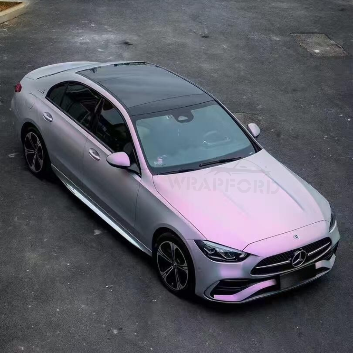 Matte Metallic Purple Iridescent Vinyl Wrap