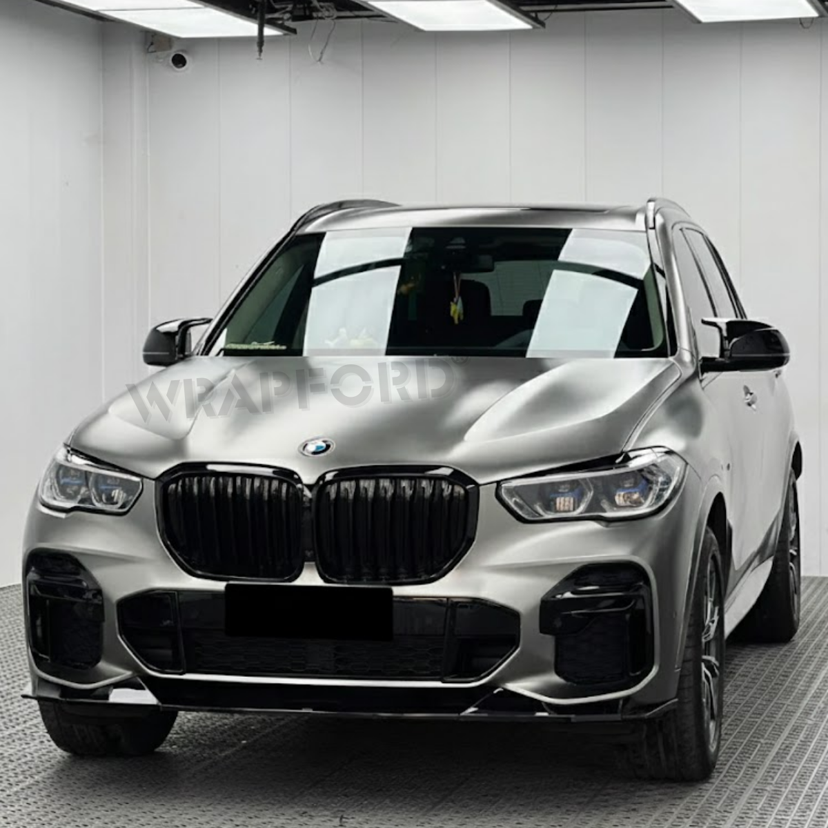 Matte Metallic Silver Self-Healing Film