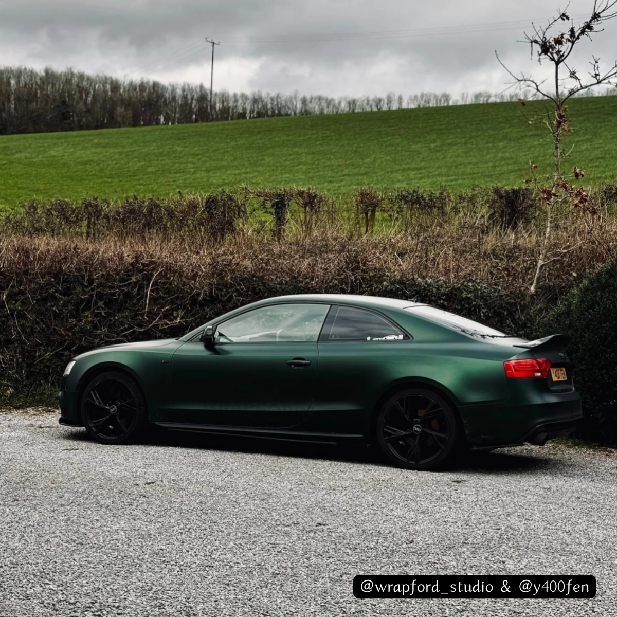 Matte Metallic Vinyl Wrap | Teal Green Chameleon – WRAPFORD