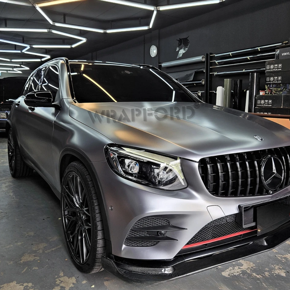 Matte Metallic Titanium Grey Self-Healing Film