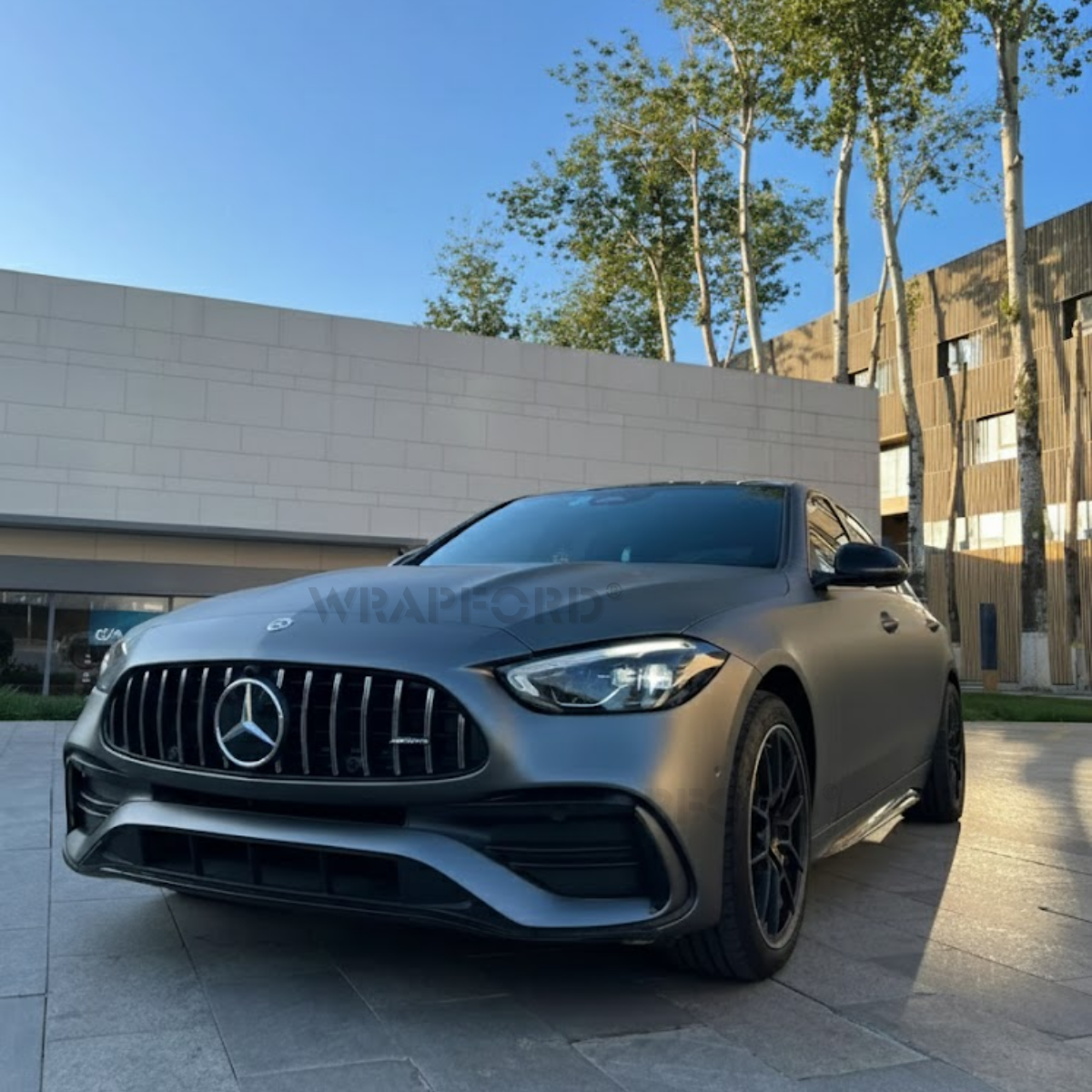 Matte AMG Mountain Grey Self-Healing Film