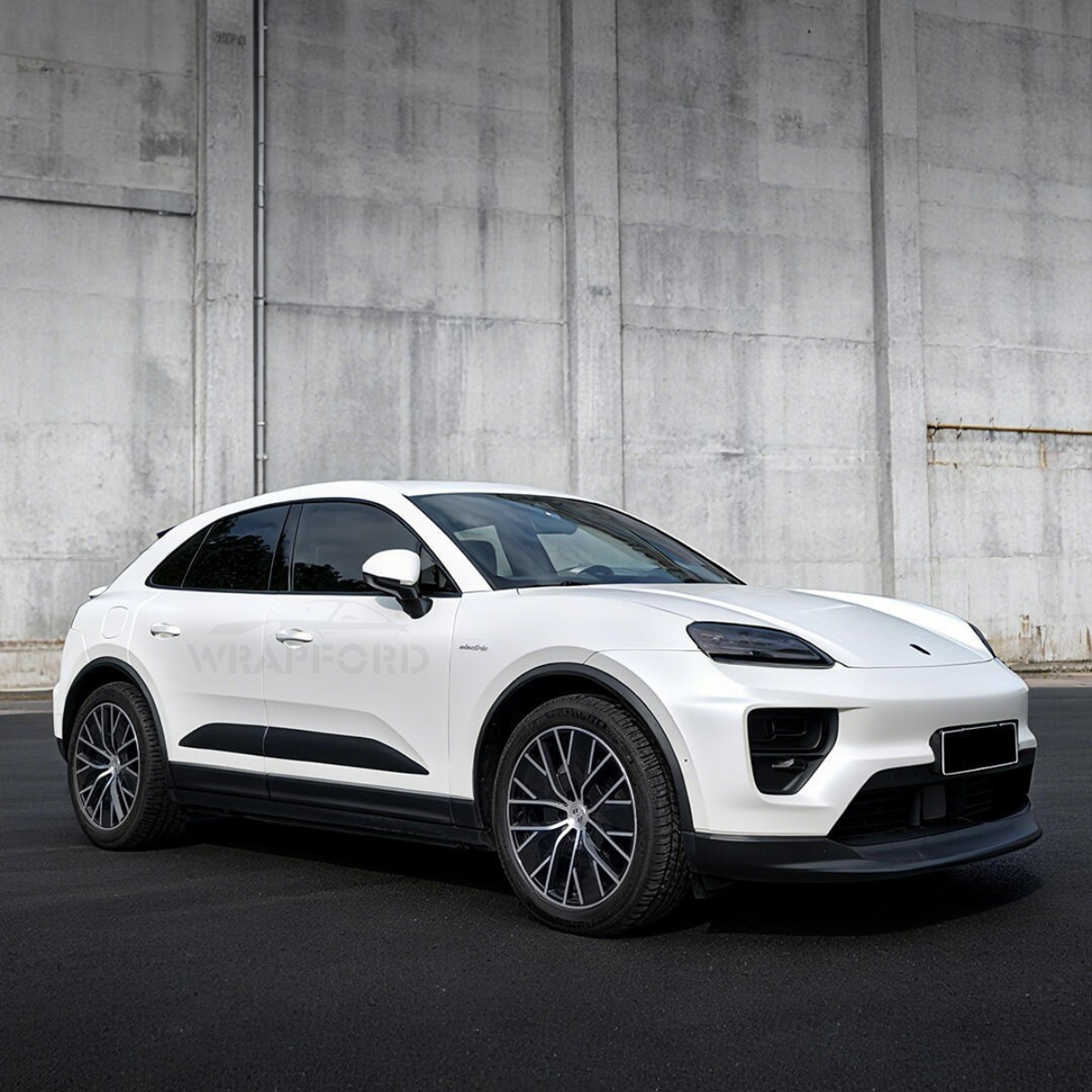 Revêtement en vinyle blanc pur mat