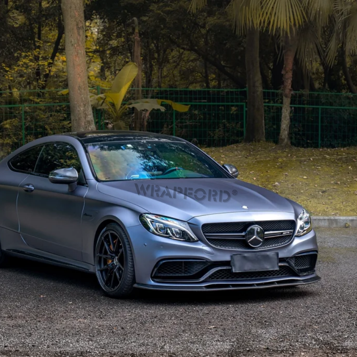 Matte Racing Blue Self-Healing Film