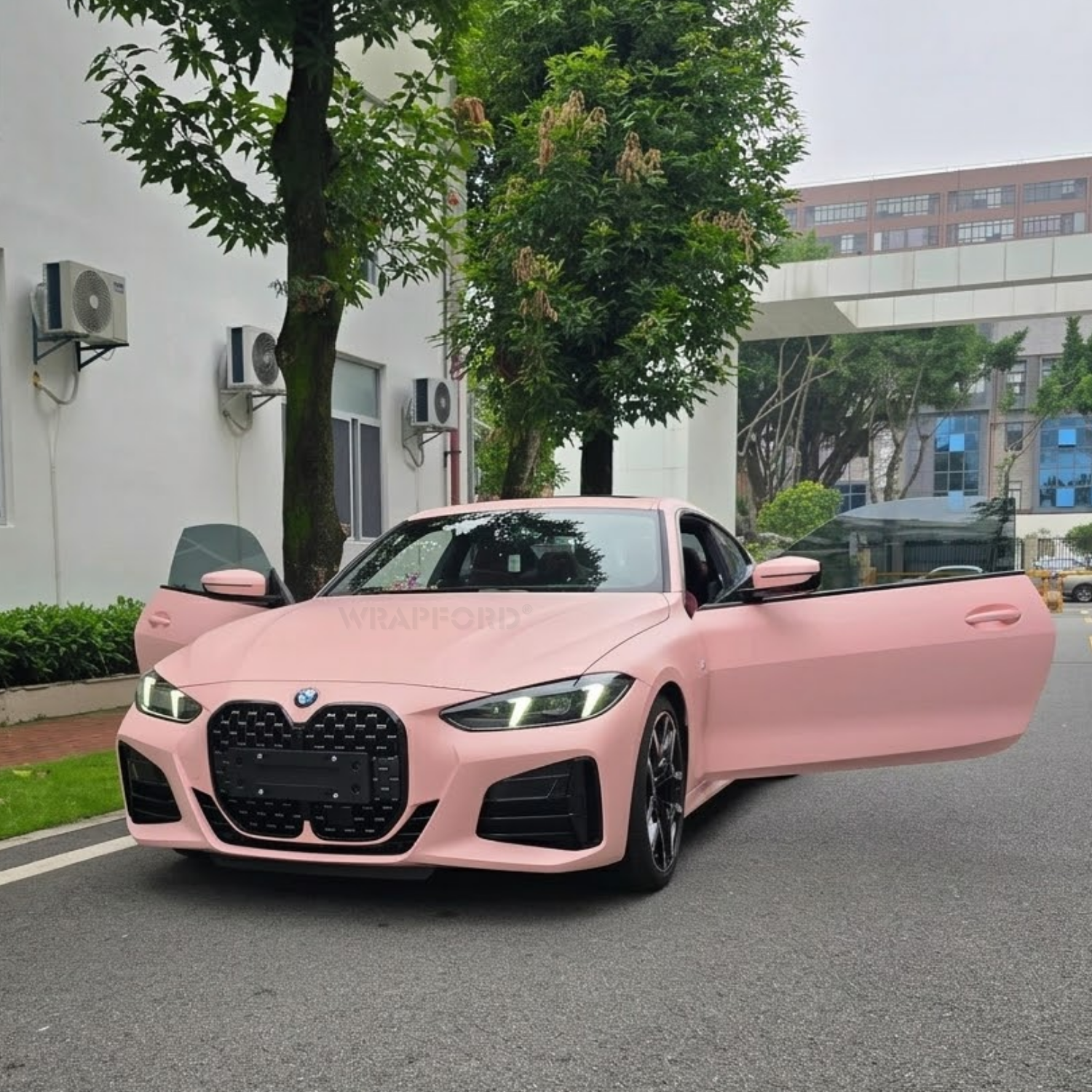 Folie auto din vinil Roz Mat