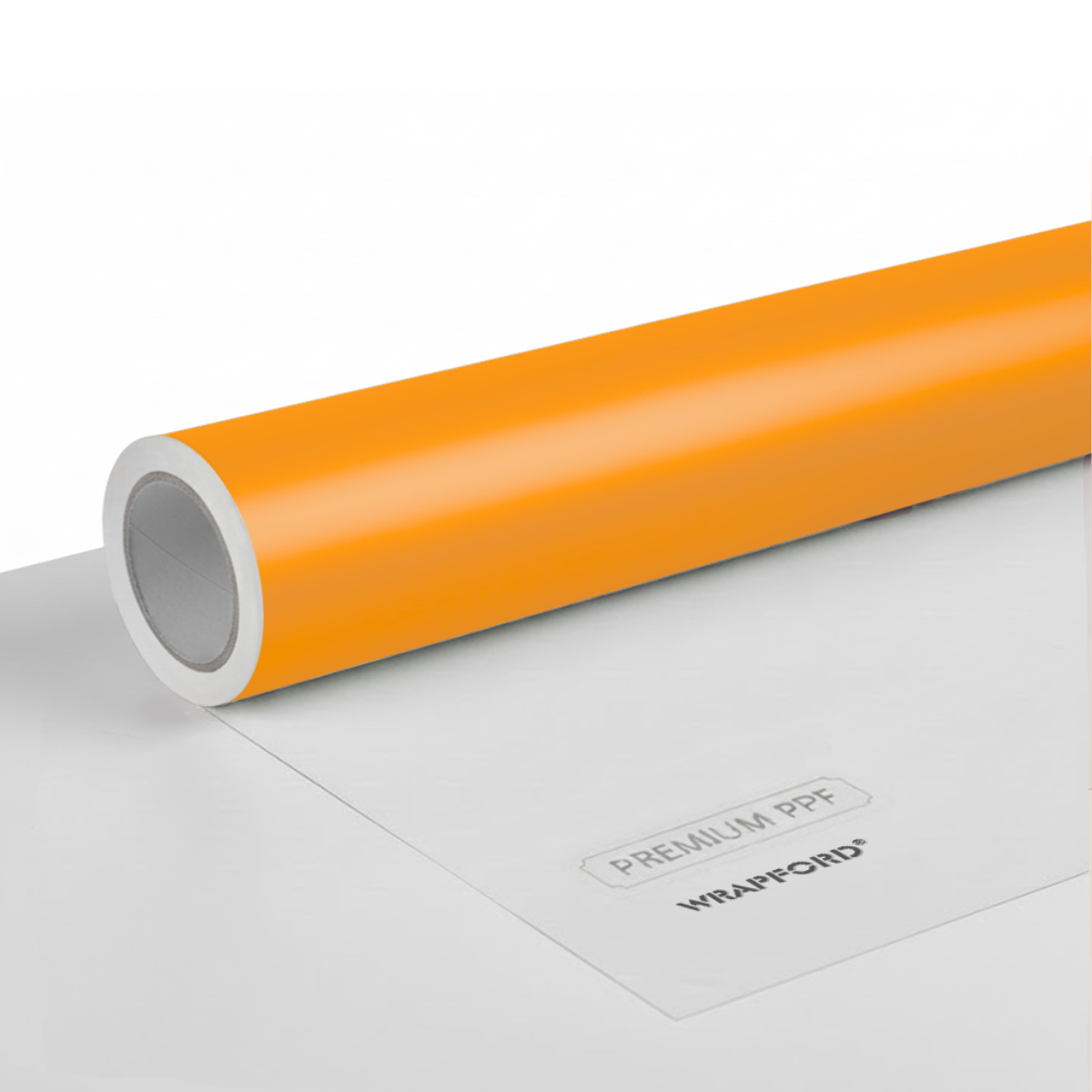 Matte Shimmering Orange Self-Healing Film