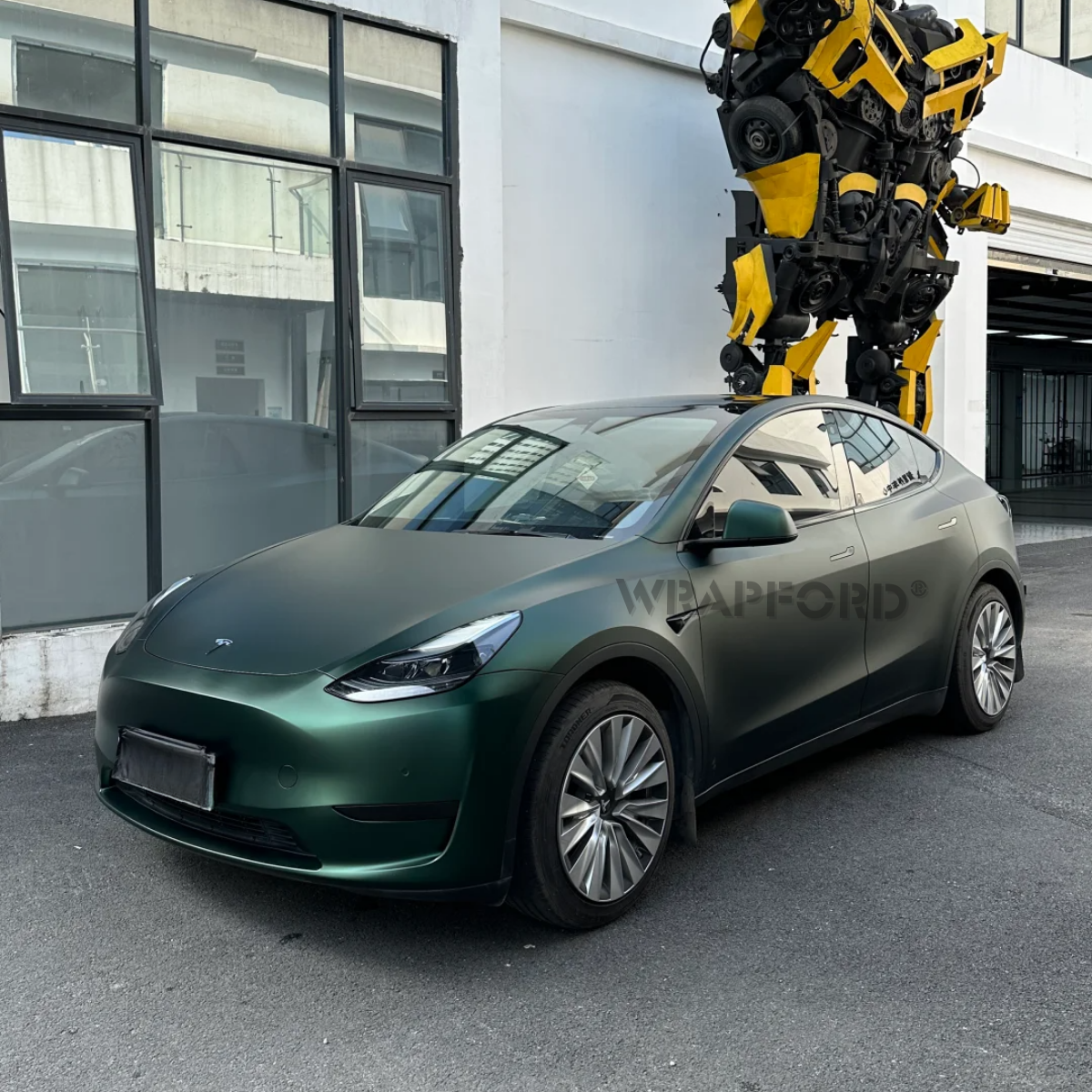 Matte Venom Green Self-Healing Film