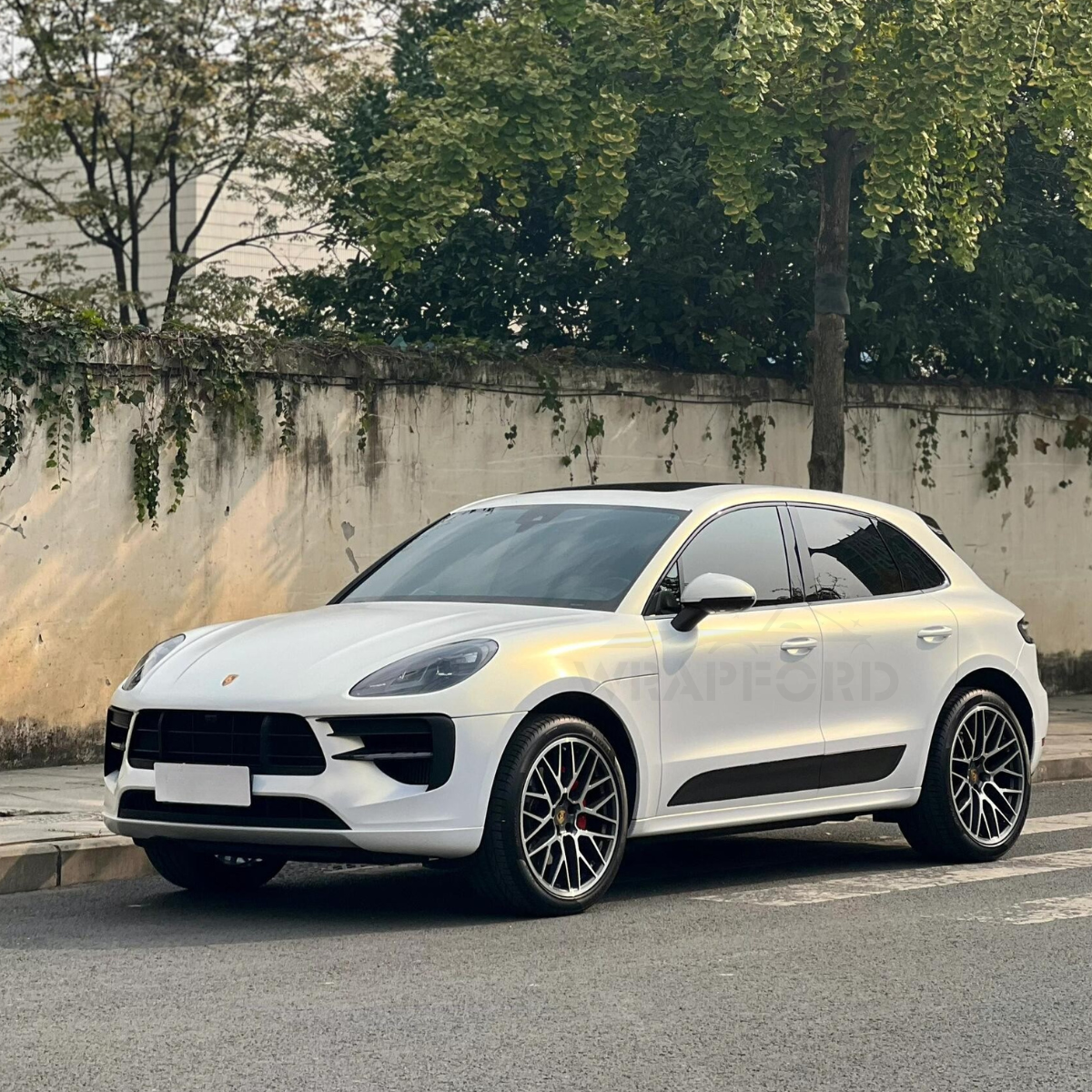 Film vinyle caméléon bleu blanc mat