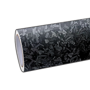 Geschmiedete Vinylfolie in glänzendem Metallic-Schwarz