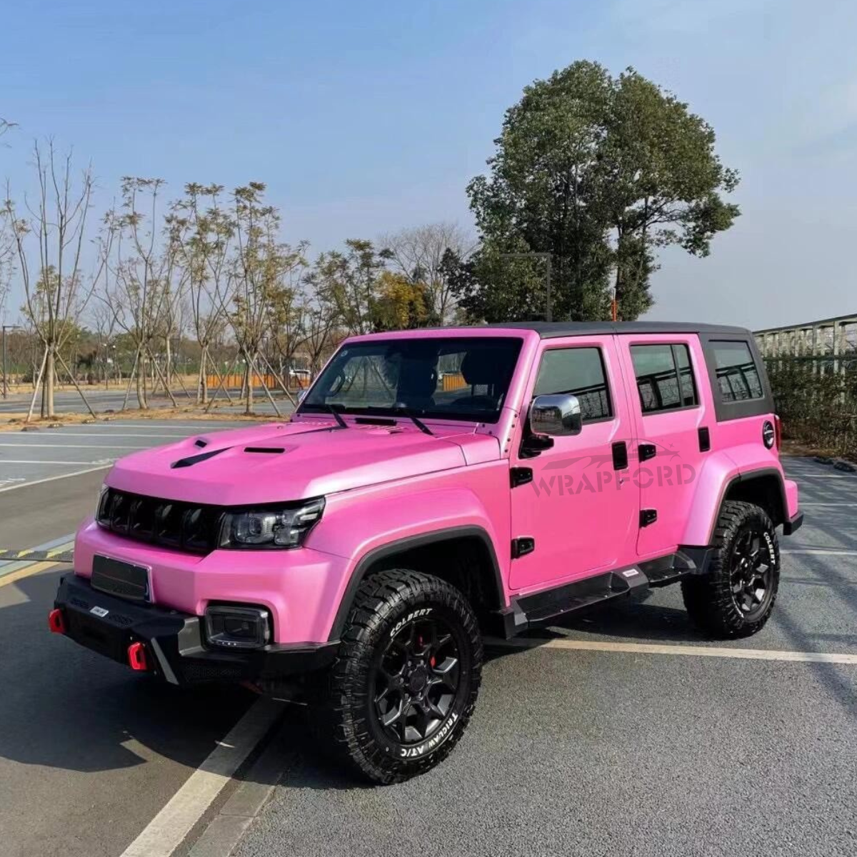 Film vinyle bleu vert métallisé mat