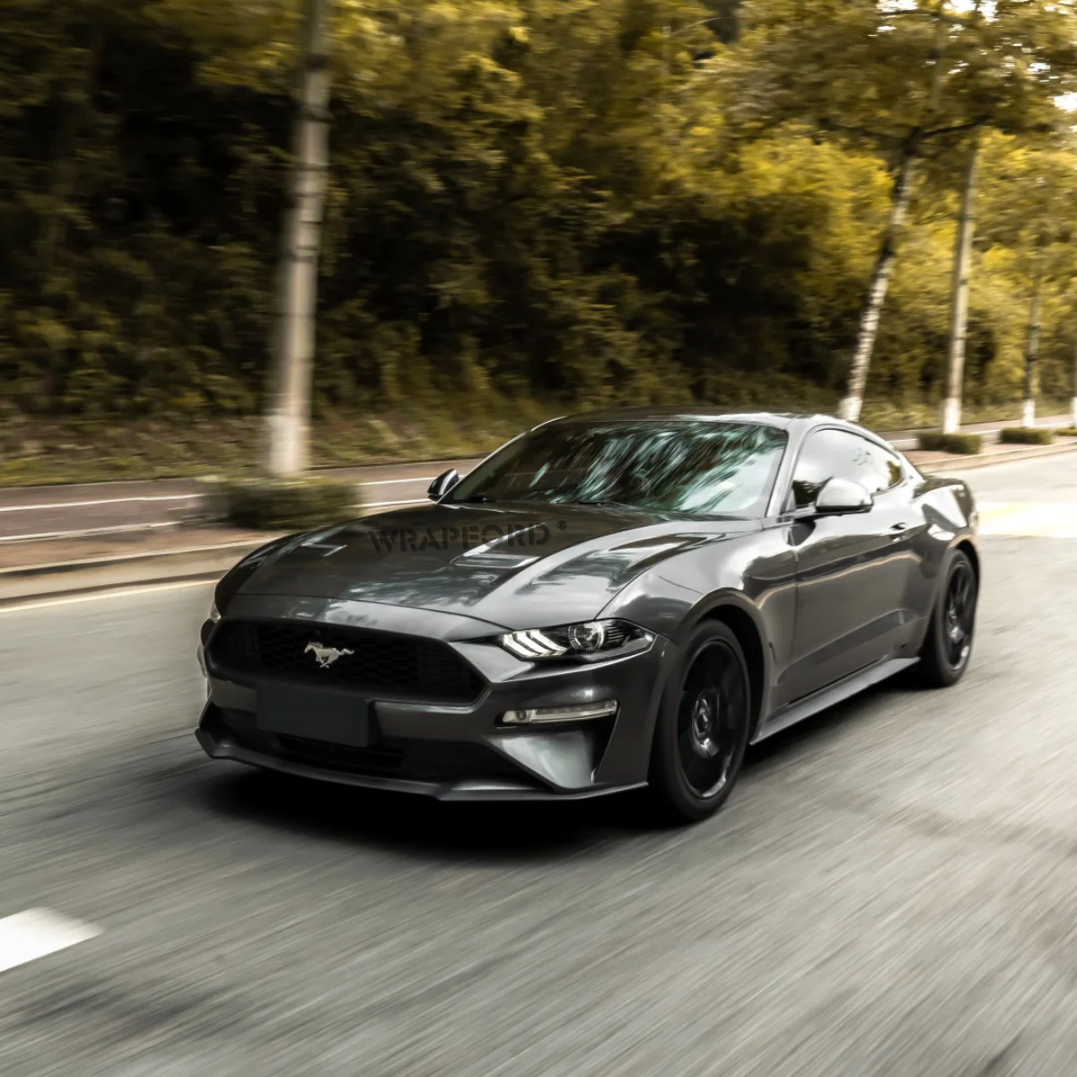 Gloss Metallic Gunmetal Grey Self-Healing Film