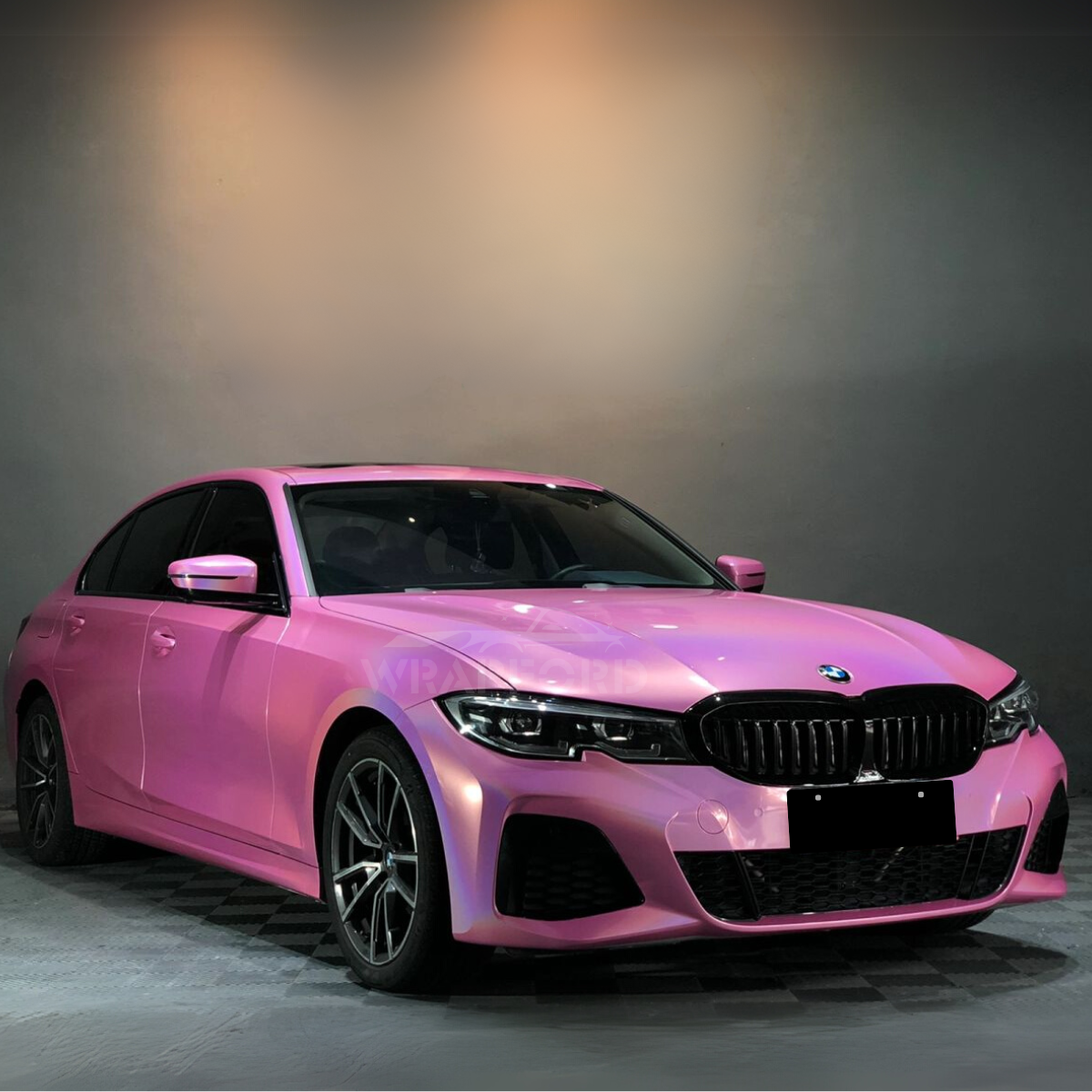 Rainbow Metallic Chameleon Pink Vinyl Wrap