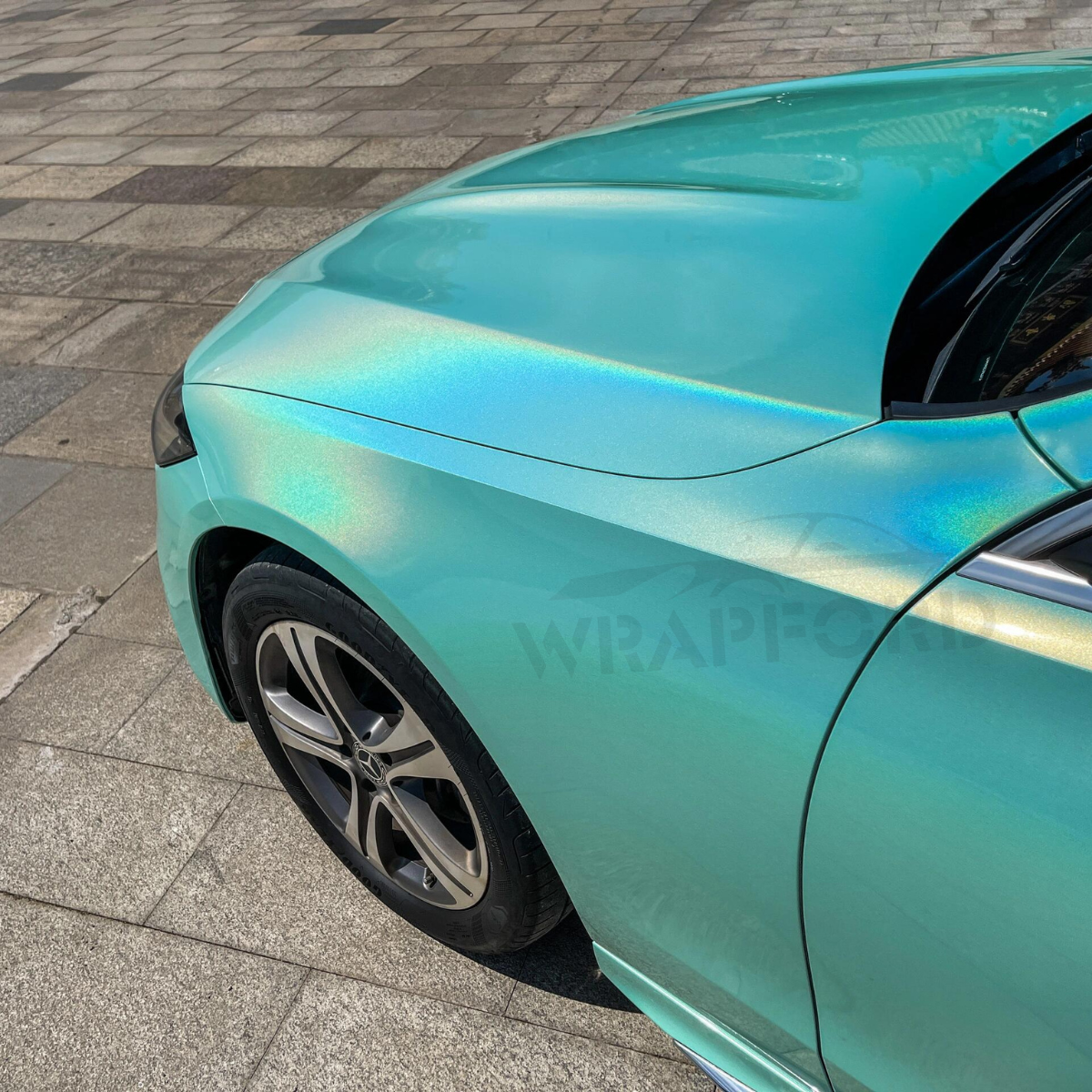 Rainbow Metallic Vinyl Wrap | Tiffany – WRAPFORD