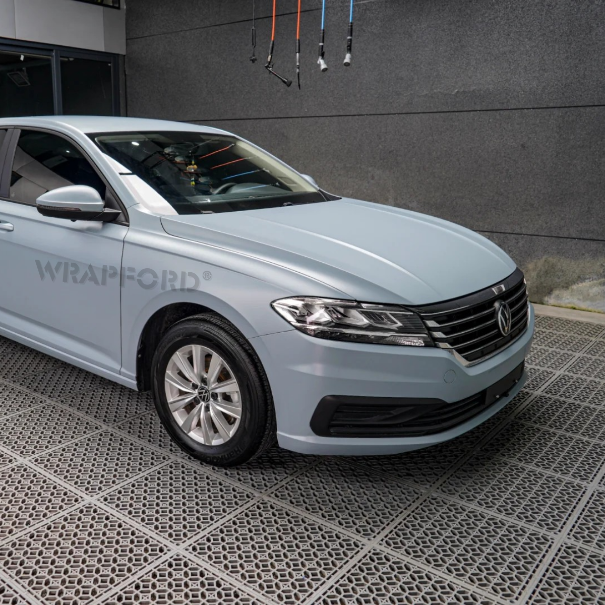 Satin Battleship Grey Self-Healing Film