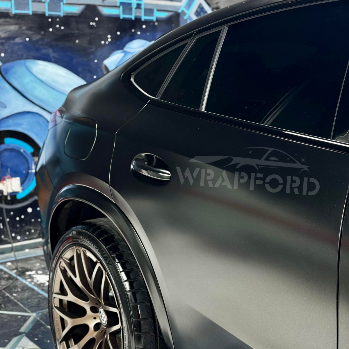 Satin Vinyl Wrap | Tactical Black – WRAPFORD