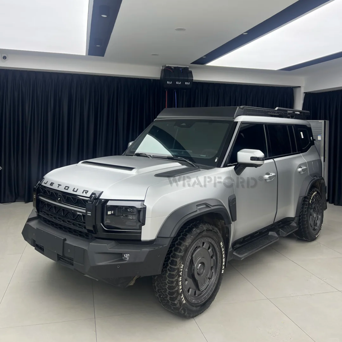 Satin Metallic Starry Silver Self-Healing Film