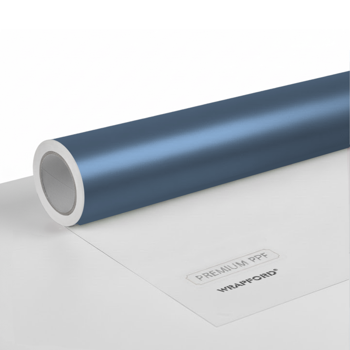 Satin Metallic Deep Blue Self-Healing Film